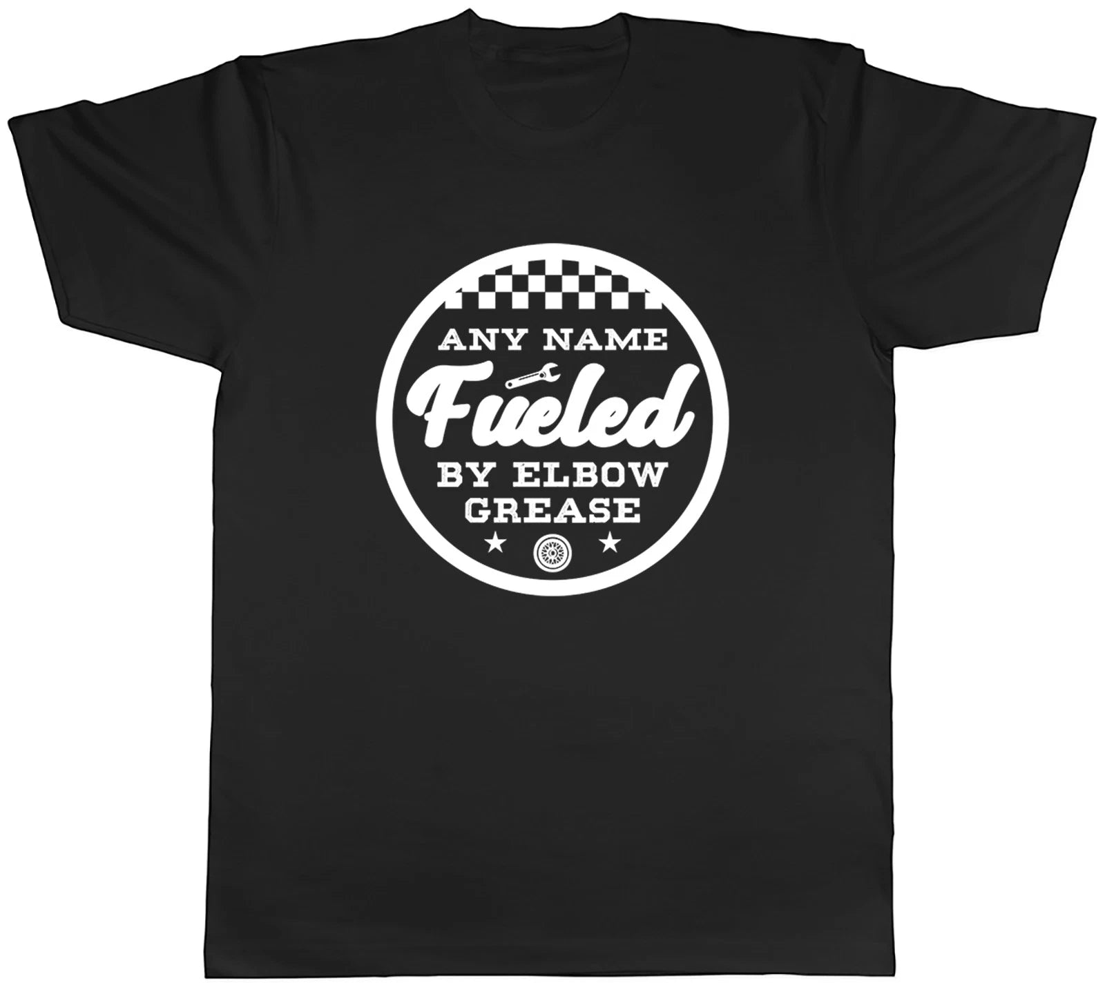 Personalised Mechanic Elbow Grease Mens T-Shirt Tee Gift Top