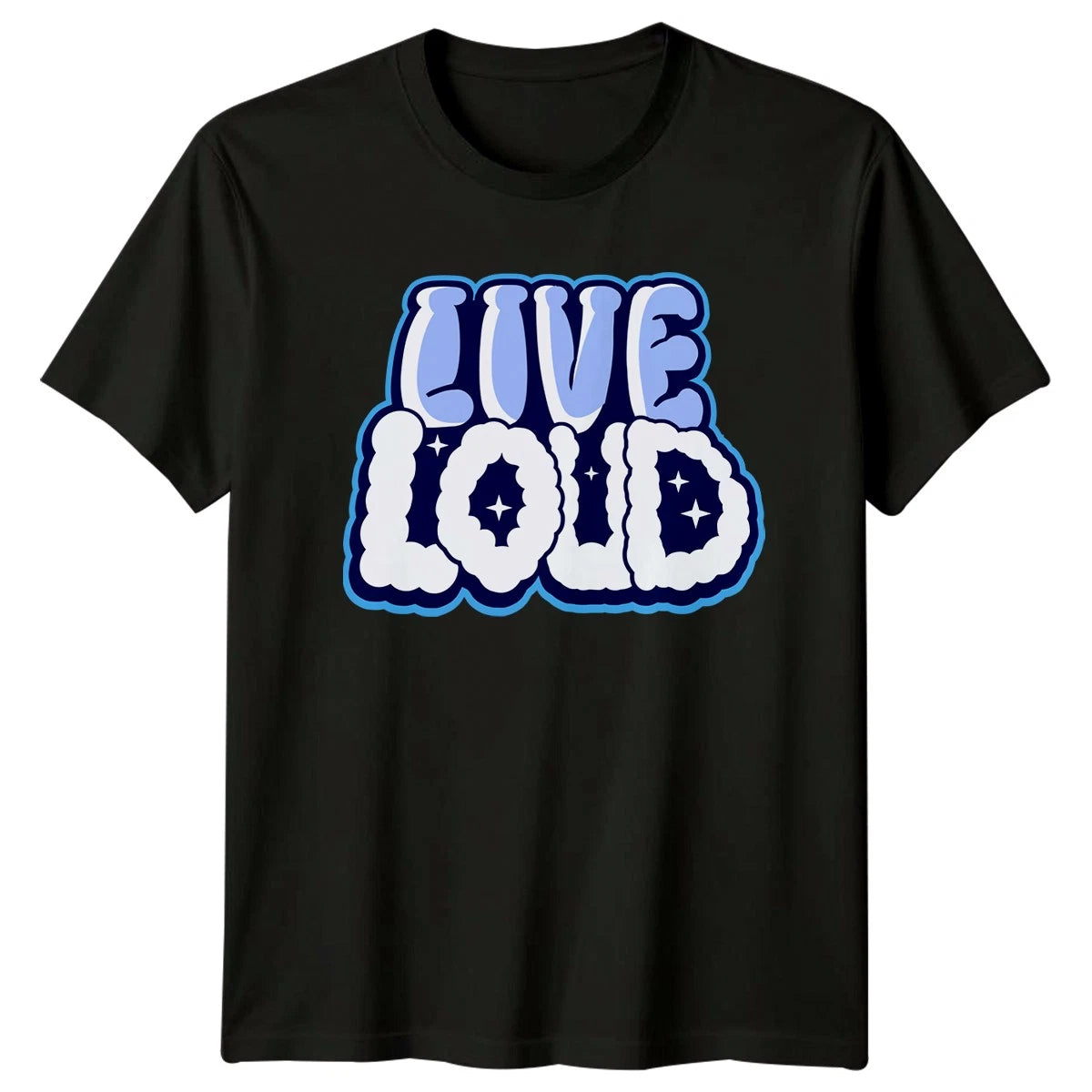 Live Loud T-Shirt Urban Graffiti Lifestyle Birthday Gift For Him And Her