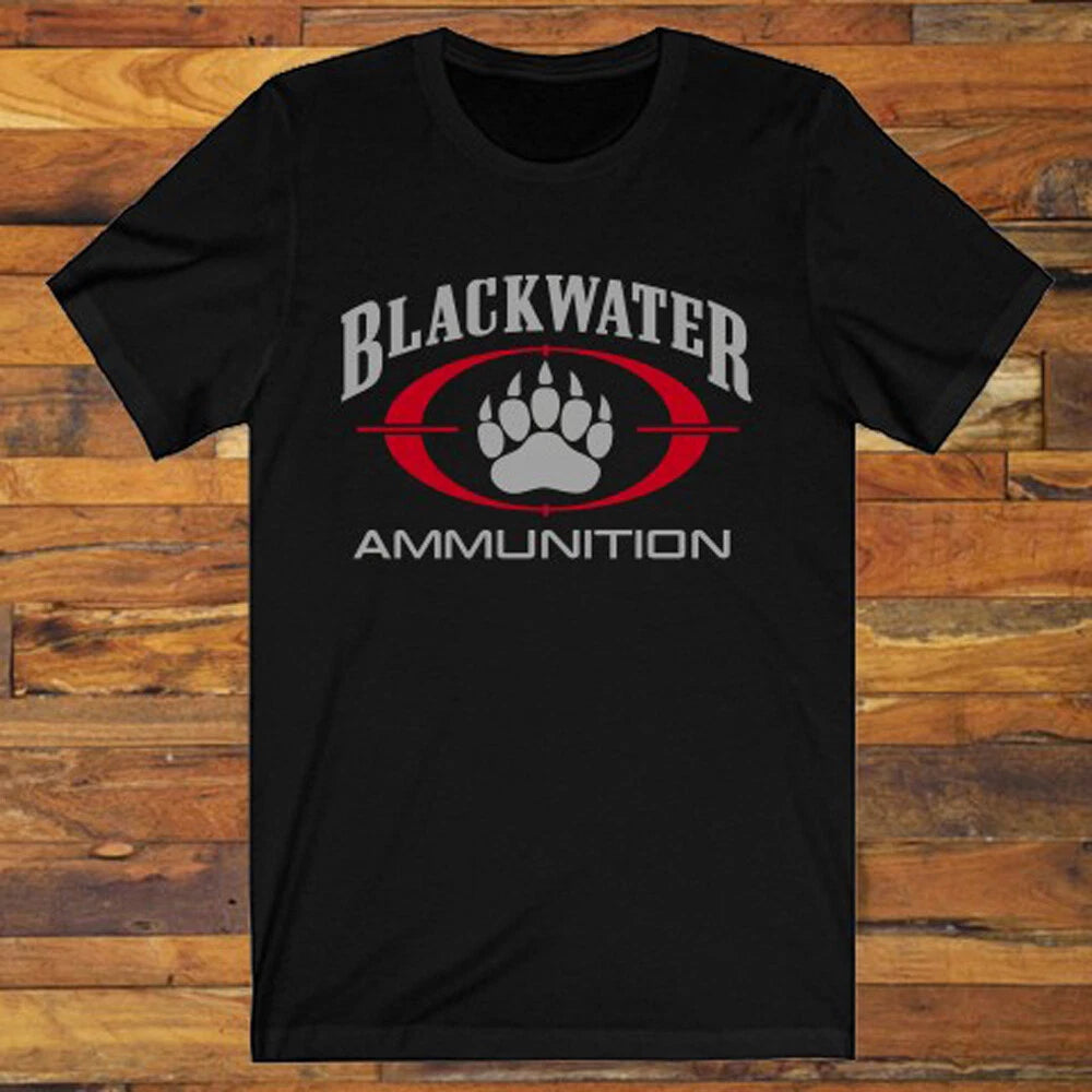 Blackwater Ammunition Academy Guns Firearms Men's Black S-5XL
