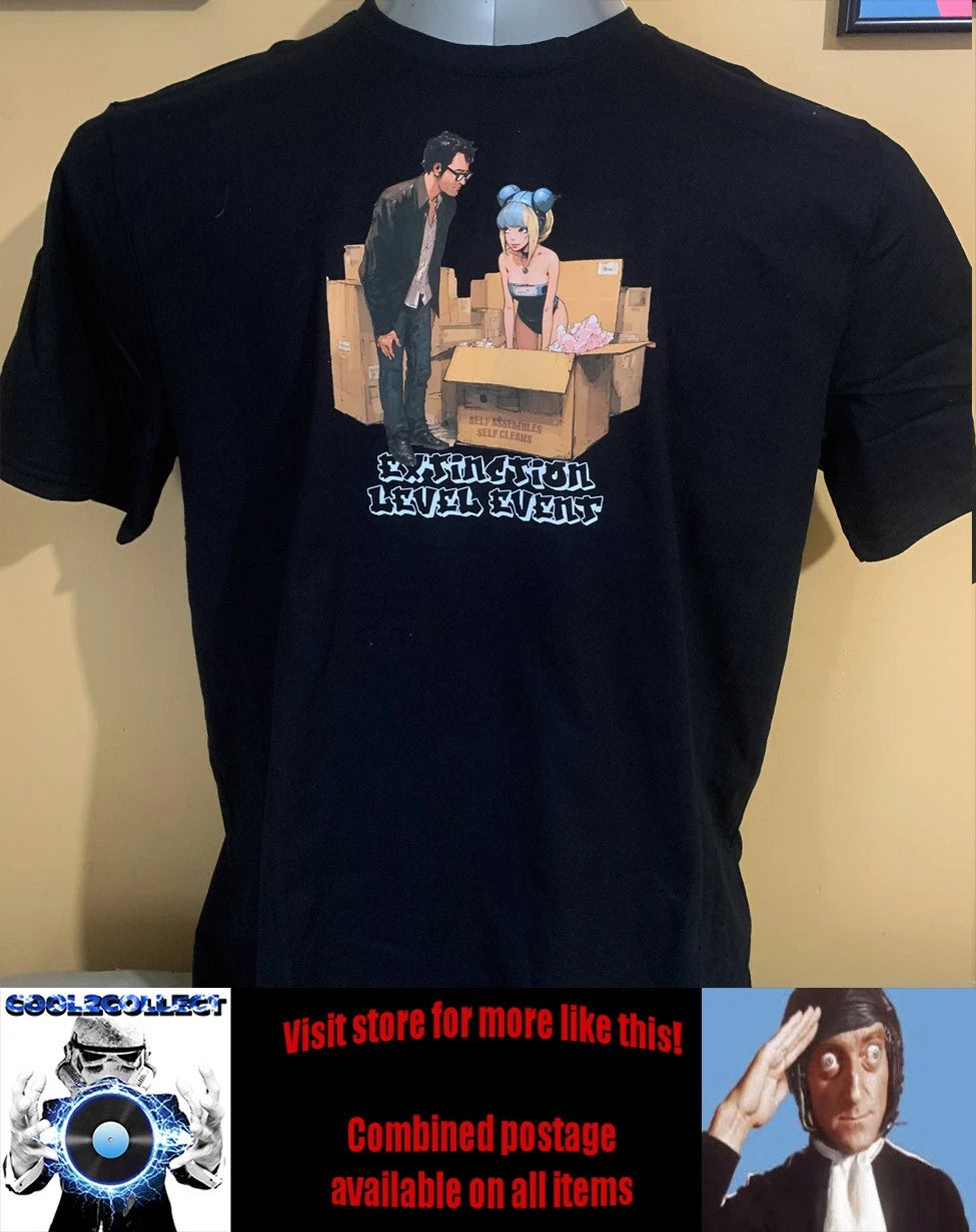 Bright Boy Designs unisex trendy t-shirt - Extinction Level  Event - sex-bot