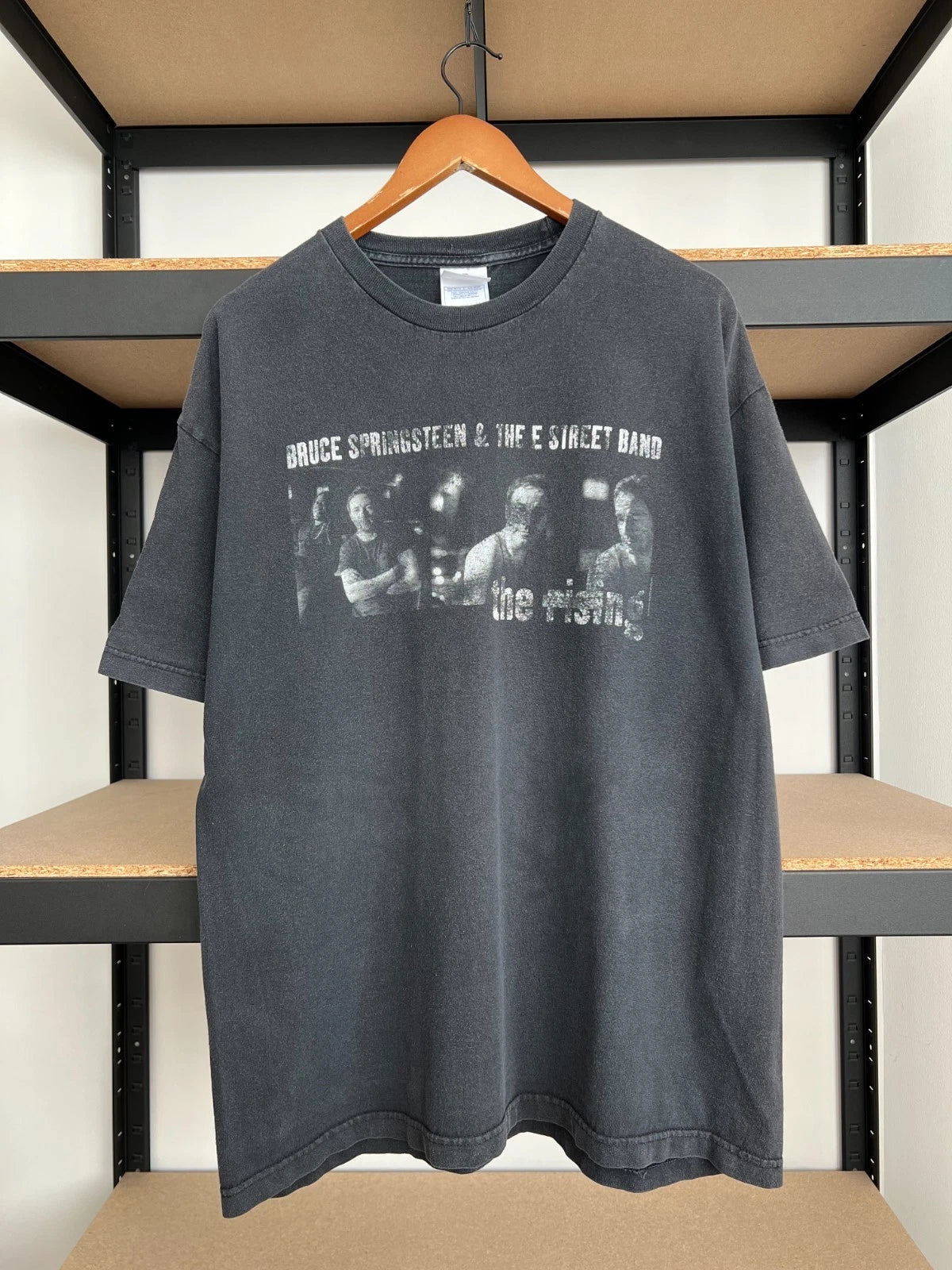 Vintage 2000s Bruce Springsteen and E Street Band Faded Black T-shirt Sz XL