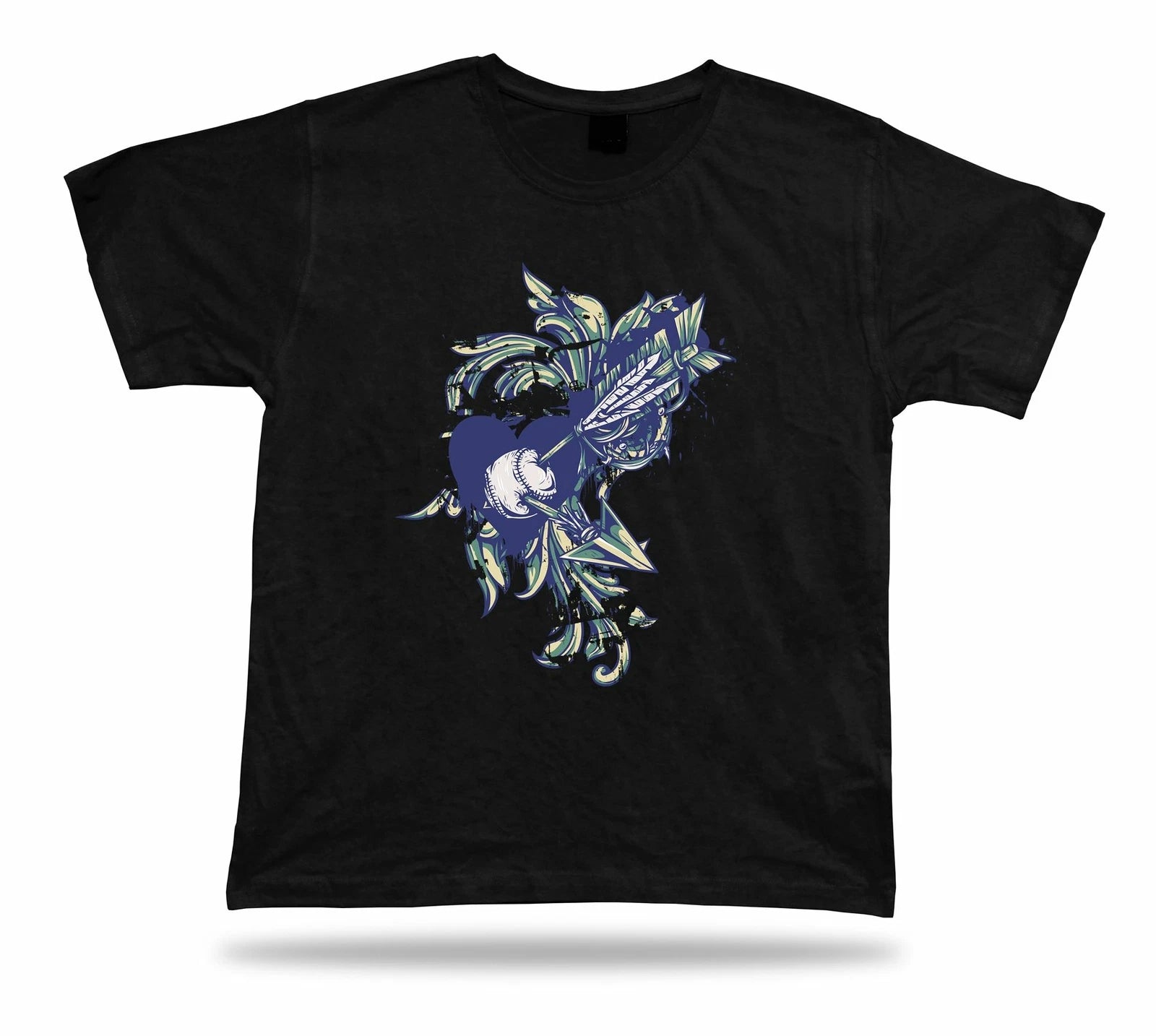 Baseball Floral Arrow Sports Team stylish modern tshirt vector birthday gift