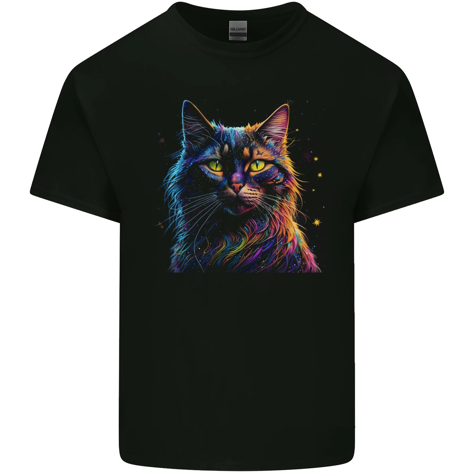 A Fantasy Cat With Cool Colours 7 Mens Light Cotton T-Shirt