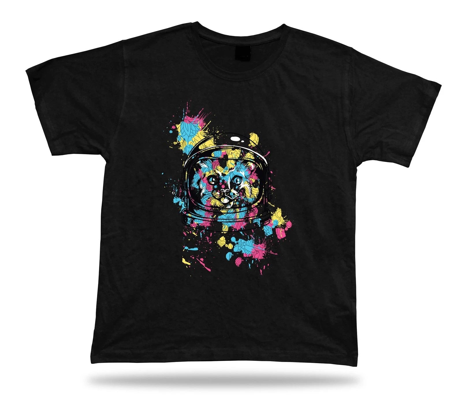 Space Suit Cat Cute Colorful design t shirt tee cool birthday gift present