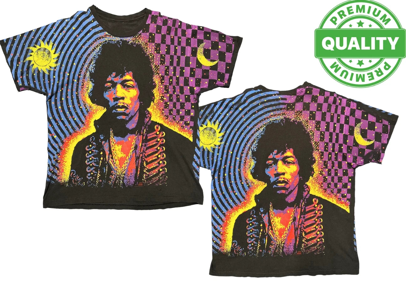WINTERLAND Jimi Hendrix 3D AOP Shirt POLYESTER Unisex All Size S-4XL