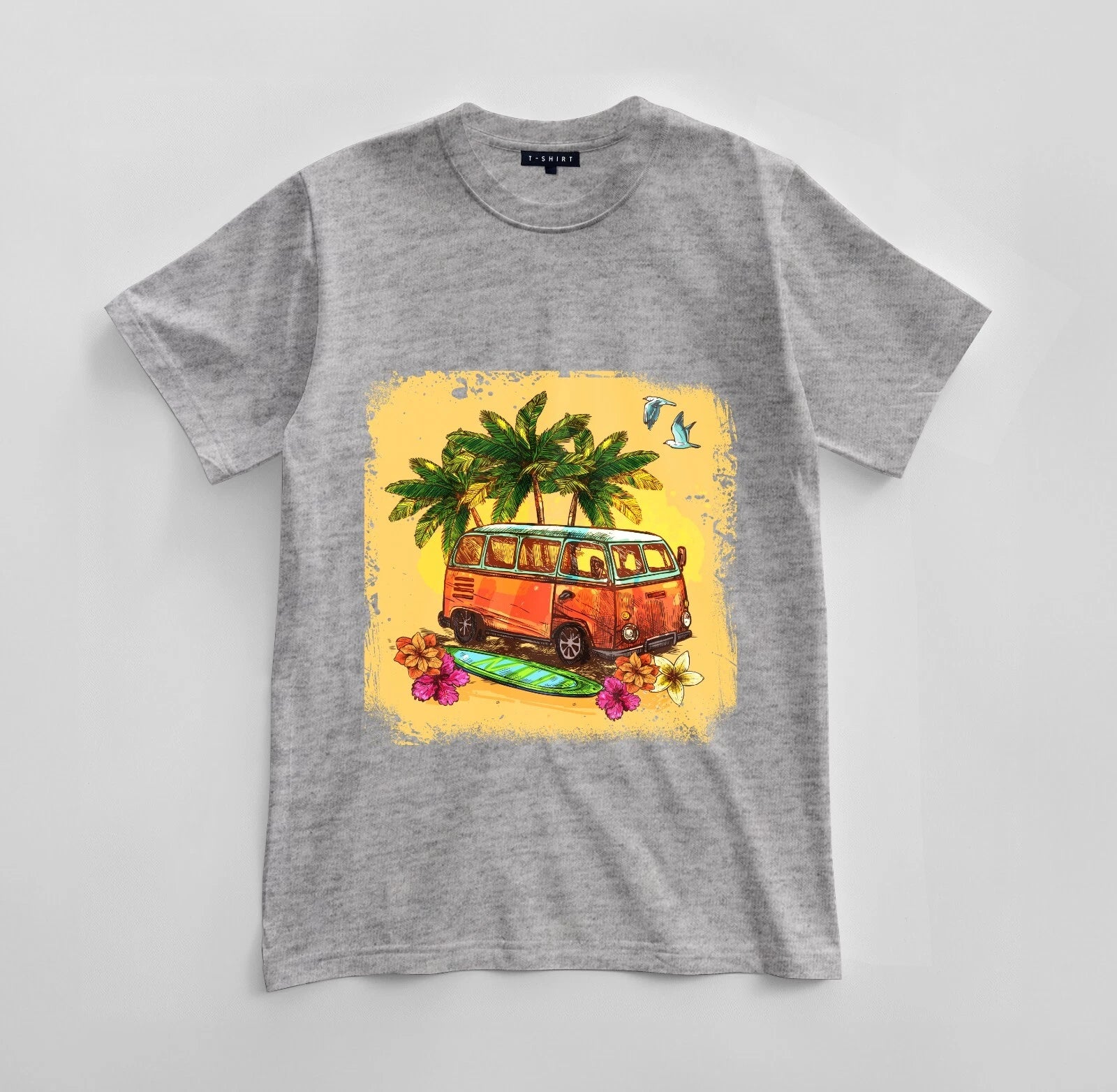Custom Summer Vacation Graphic T-shirt Design Unisex Jersey Short Sleeve Tee
