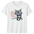Another Human Another Problem Sarcastic Cat Quote Graphic T-Shirt
