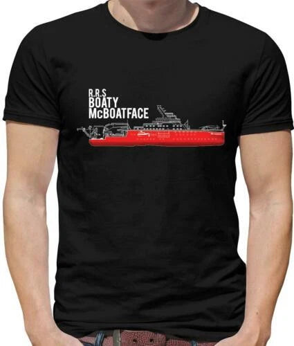Rrs Boaty Mcboatface Men's T-Shirt - Boat - Meme - Internet - Fun