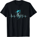 Horse Heartbeat Horse Lover Gifts Women Men Girls Teens Gift Unisex T-Shirt