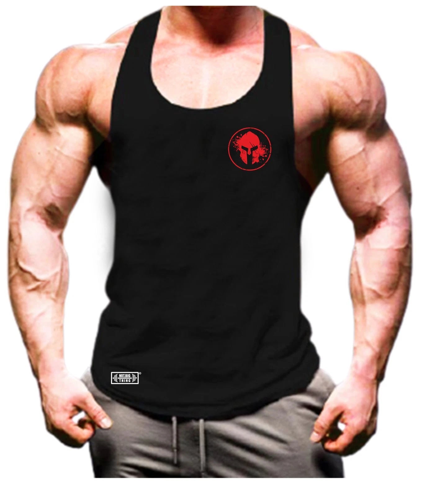 Blood Spartan Vest Small Gym Clothing Bodybuilding Training Workout MMA Tank Top
