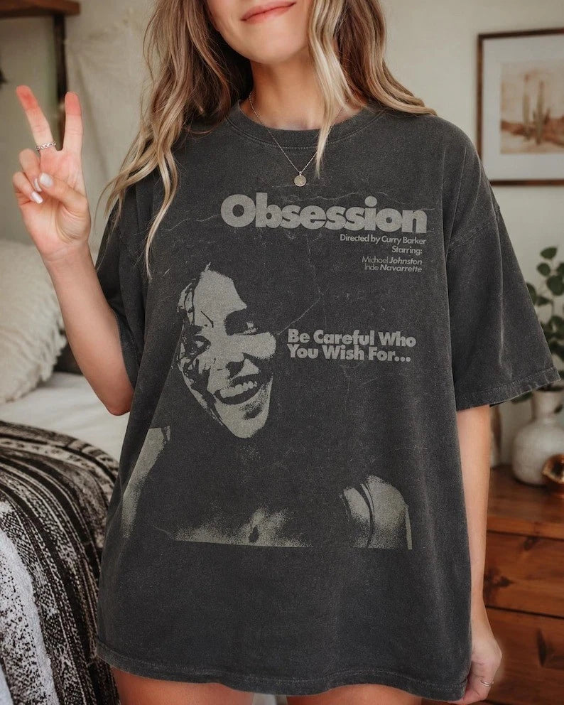 Vintage Obsession Movie Shirt, Vintage Gothic Horror Tee