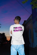 Oversized Long Sleeve Shirt – Hard Path to Millions Streetwear Tee
