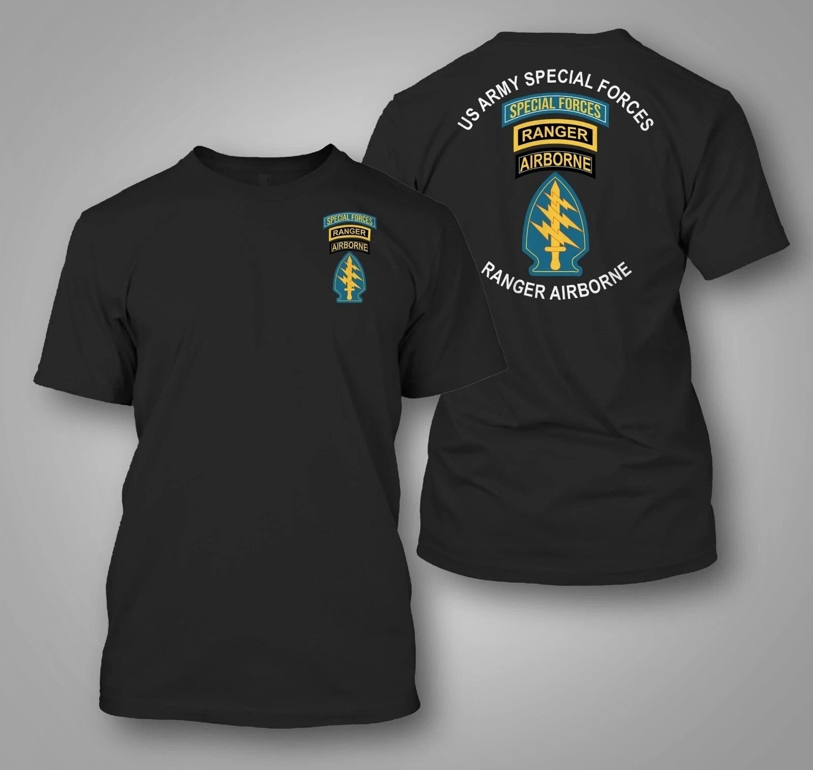 US Army Special Forces Airborne Ranger - Custom T-Shirt