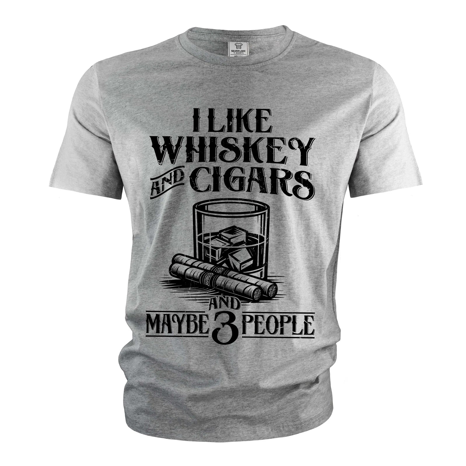 Men's Funny I like Whiskey and cigars shirt Father's Day Dad Gift For Him