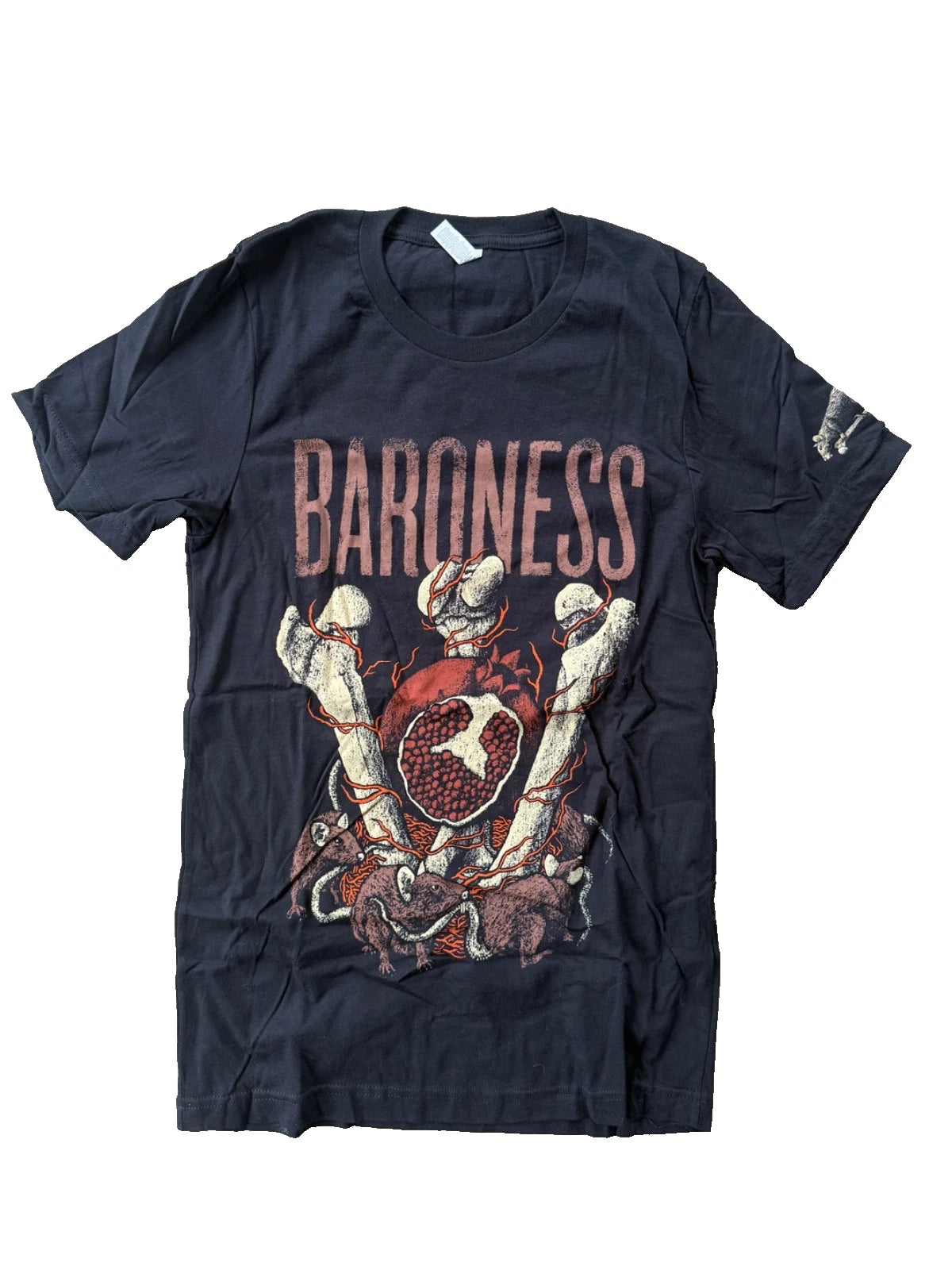 Baroness Band Pomegranate tee Sizes S, L, XL