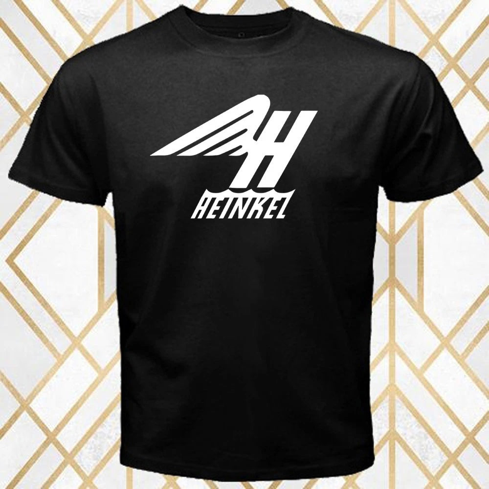 Heinkel Flugzeugwerke German Aircraft Men's Black Size S - 5XL
