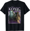 Call of Duty König KorTac Faction 90's Collage Video Game BLACK T-Shirt S3