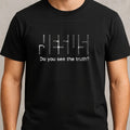 Mens Jesus Truth Motif Cotton T-Shirt Size S to 5XL