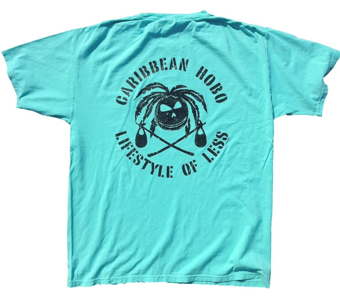 Caribbean Hobo black Coconut Head Lifestyle of Less T-shirt Key West Rum shirt