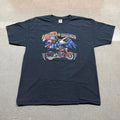 Vintage Y2K Anvil "American Legends" Eagle Biker T-Shirt