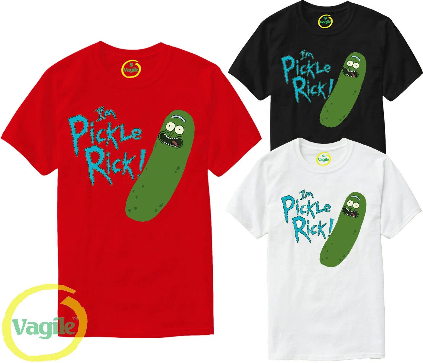 I'm Pickle Rick Mens T Shirt Cool and Funny Morty Design Schwifty Joke Design