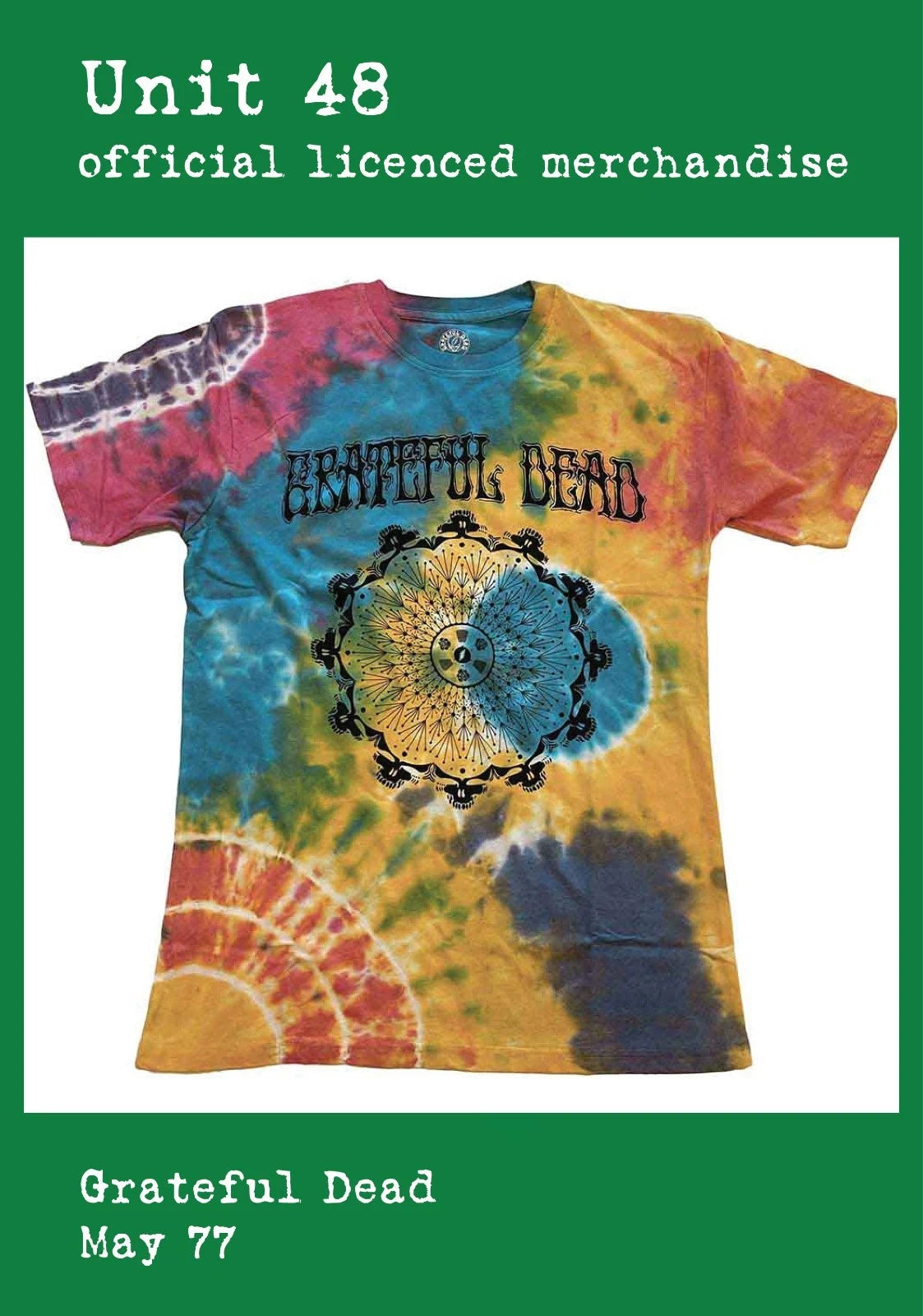 Grateful Dead - May 77 - Multi-Coloured T-Shirt Official Licenced Merchandise