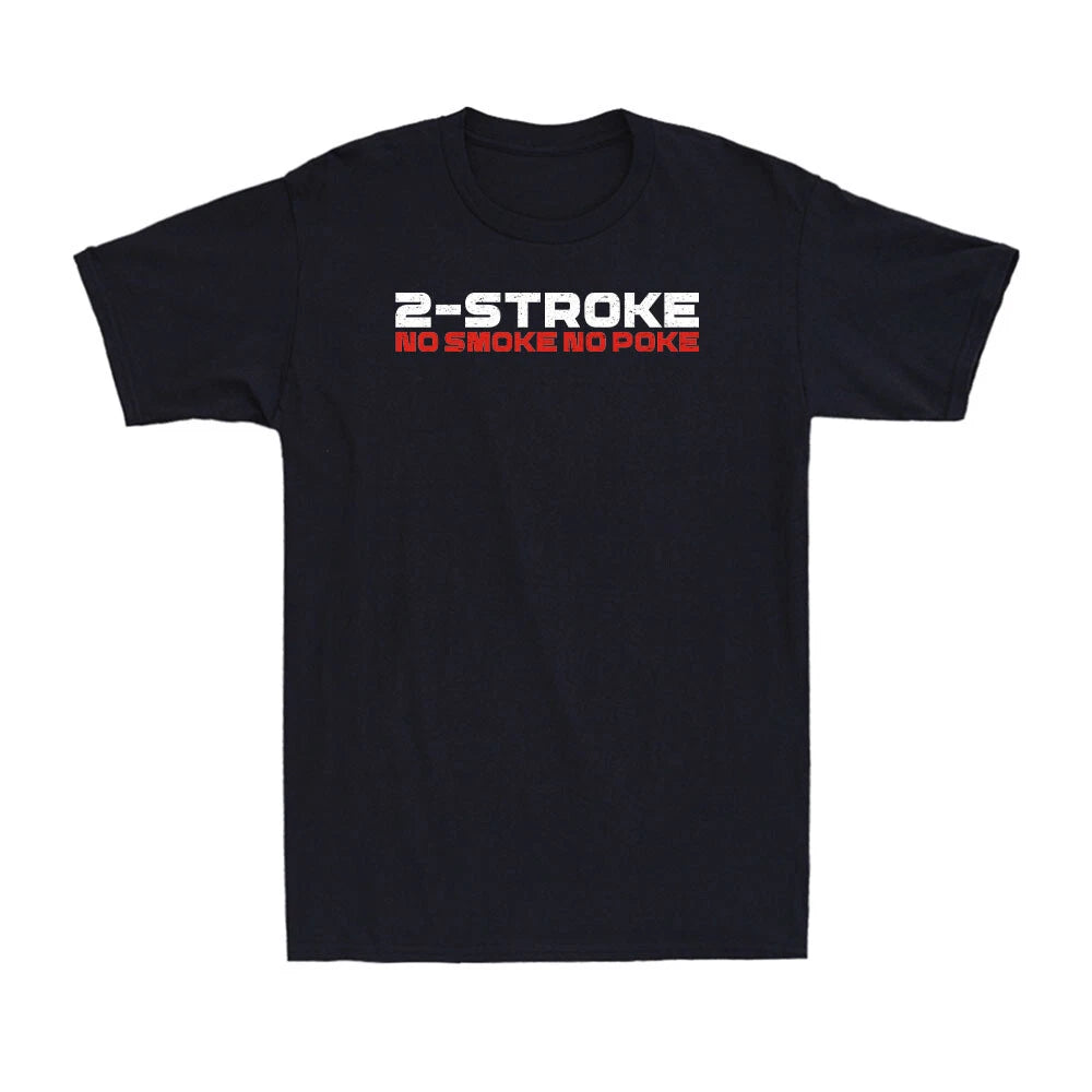 2-Stroke T-Shirt Funny Racing Motor Bike Biker Gift Vintage Men's T-Shirt