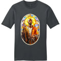 NEW Art Society KB LEGEND STAINED GLASS Tee Shirt CHARCOAL SM-4XLRGE MADE IN USA
