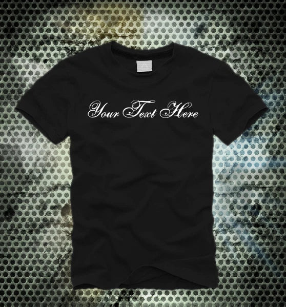 Custom & Personalized - Script Men's T-Shirt #03