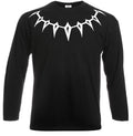 Black Panther Necklace Long Sleeve T-Shirt Wakanda Killmonger Royal comic Erik
