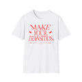 Make Your Transition Graphic T-Shirt – Red & Black Japanese Streetwear Style