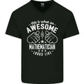 An Awesome Mathematician Looks Like Mens V-Neck Cotton T-Shirt