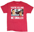 Sandlot You're Killing Me Smalls Men's Red Heather T-Shirt New
