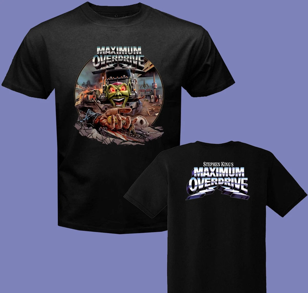 Maximum Overdrive Movie Men's Black Size S-3XL