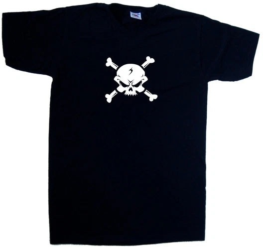 Skull And Crossbones Pirate V-Neck T-Shirt