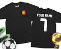 Portugal Custom Football T-shirt Personalised Footballer Gift Ronaldo Adult Kids