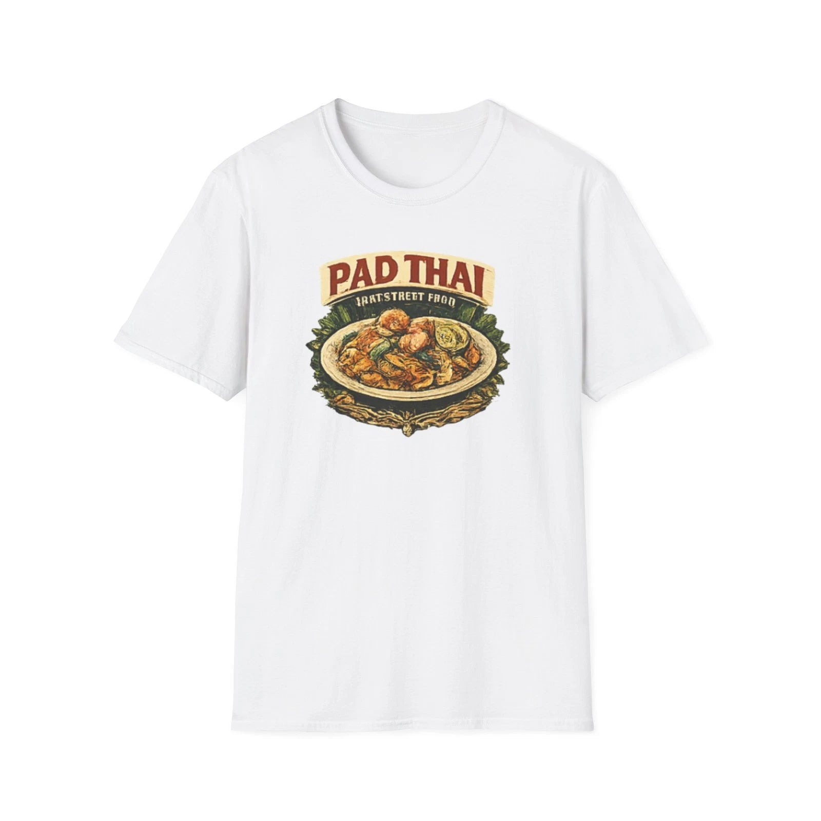 Pad Thai T-Shirt Thai Street Food Graphic Tee Foodie Gift Thailand Food Lover