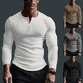 Trendy Mens Casual Fitness Tops with Elasticity in Solid Colors Available
