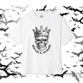 BLACK HAUNT-Skull King Graphic Tee, Unisex Oversized Boxy T-Shirt, Perfect Gift