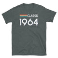 Classic Retro Inspired Graphic Birthday 1964 Vintage Short-Sleeve Unisex T-Shirt