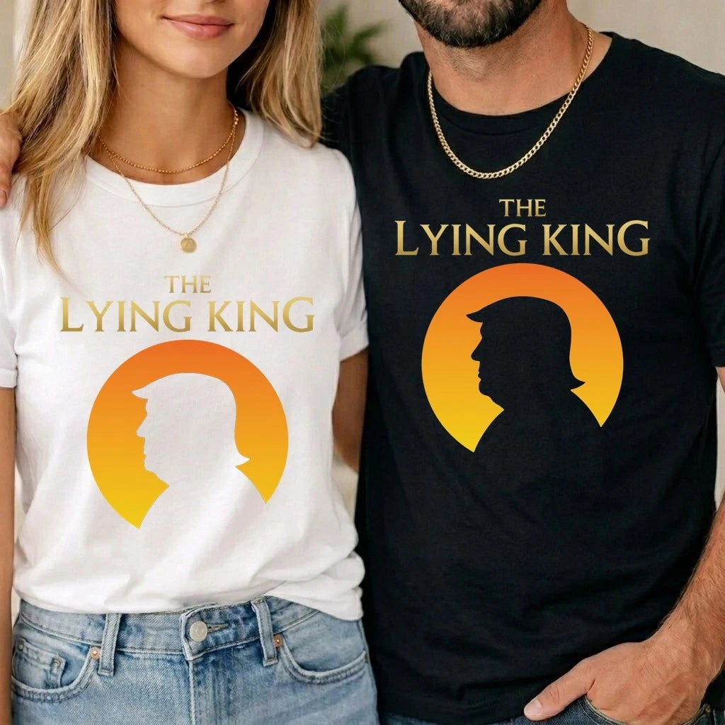 The Lying King Anti Trump Unisex T-Shirt Funny Political Parody Graphic Tee