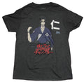 Samurai Champloo  New Adult T-Shirt - Jin Sce Over Logo