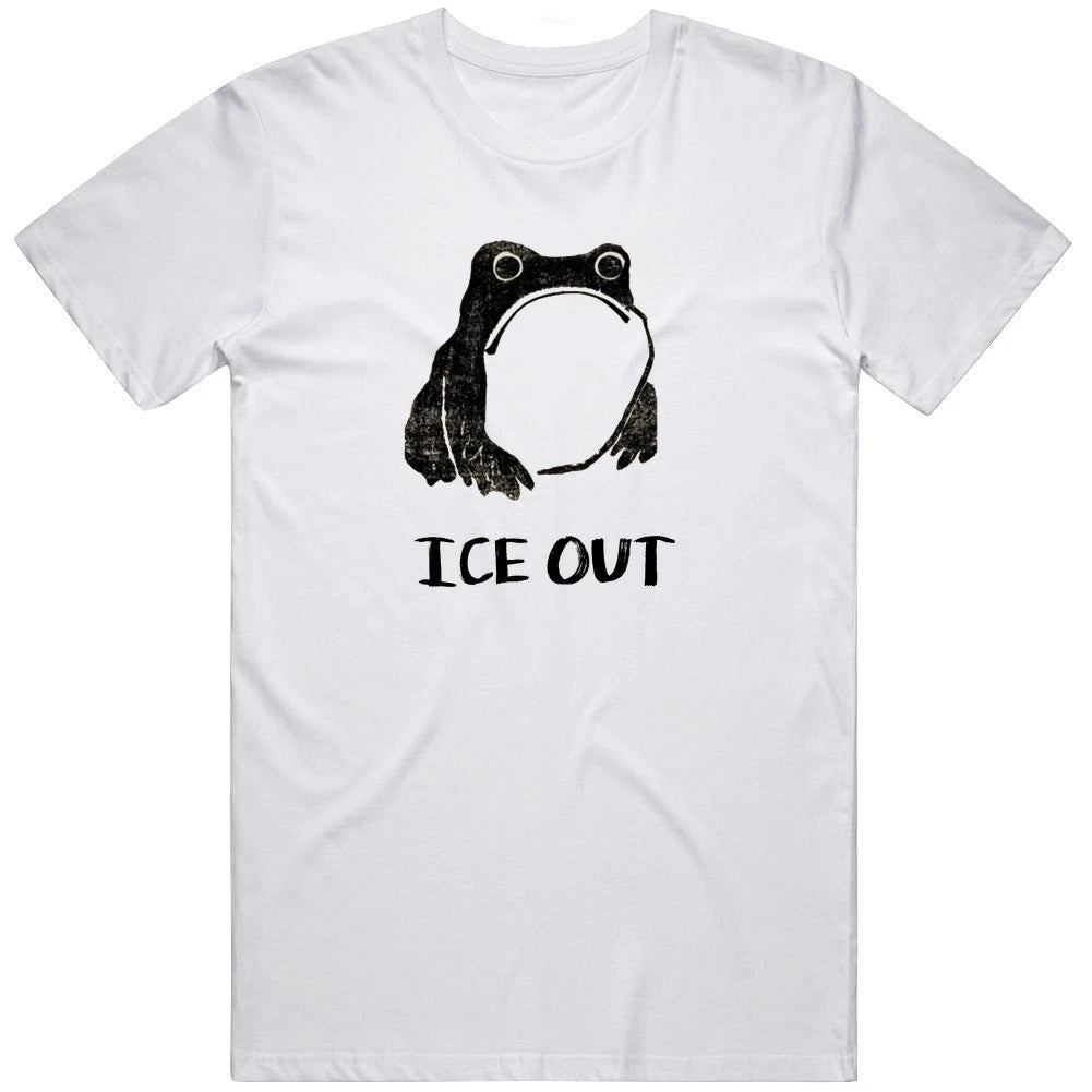 Unimpressed  Frog Funny ICE OUT Cool meme Gift Idea T Shirt