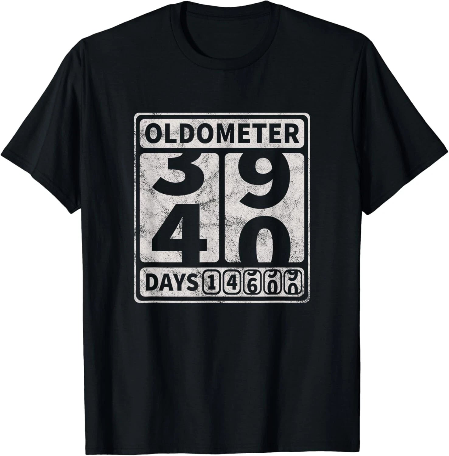 40th Birthday Gift Funny Oldometer 39-40 Gift Unisex T-Shirt