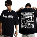 Hip Hop Album Style Graphic Oversize T shirt