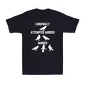 Conspiracy Attempted Murder Next Level Attempted Murder Crow Raven Men's T-Shirt