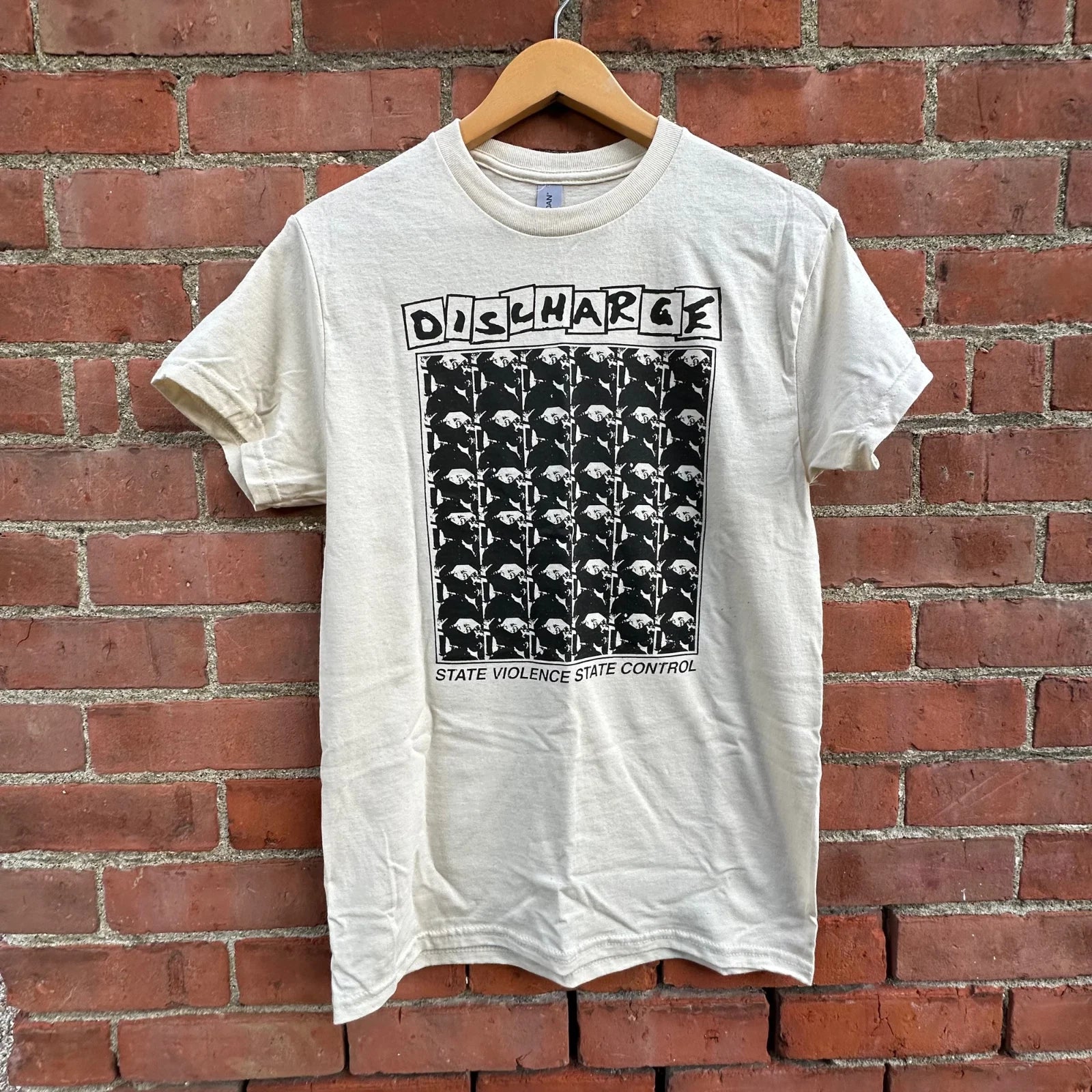 Discharge Band T-Shirt S-2X Unisex (Screen Printed)