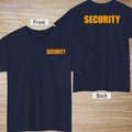 New SECURITY ORANGE T-Shirt Logo Many Colors S to 5XL Made In USA