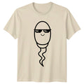 Sperm With Sunglasses Funny Dad Joke Fathers Day Graphic T-Shirt