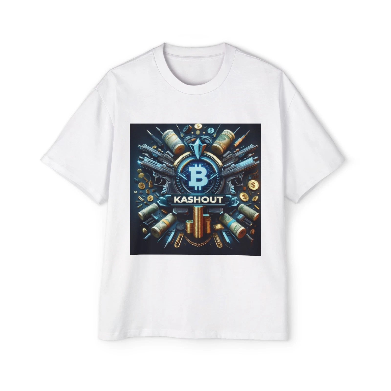 Urban Street Hood Men's Tee, Blowing Up Kashout Co Graphic Shirt, Oversized